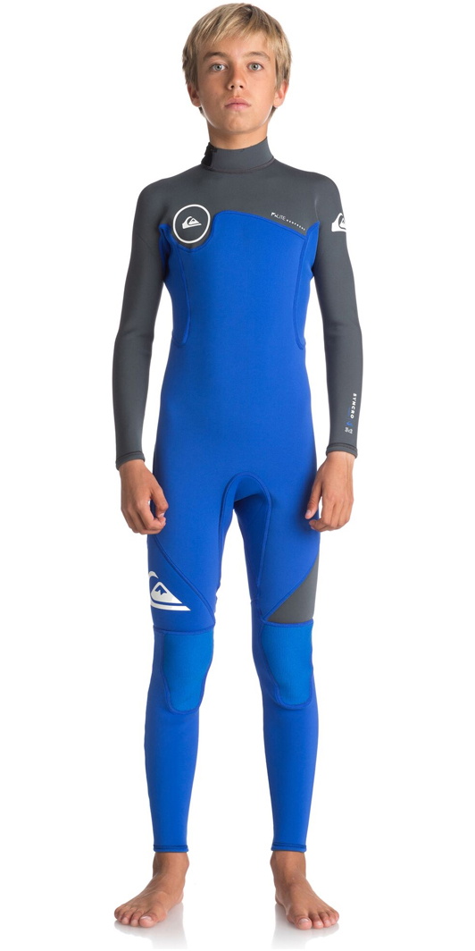 Quiksilver Boys Syncro Series 3/2mm Back Zip Wetsuit HV